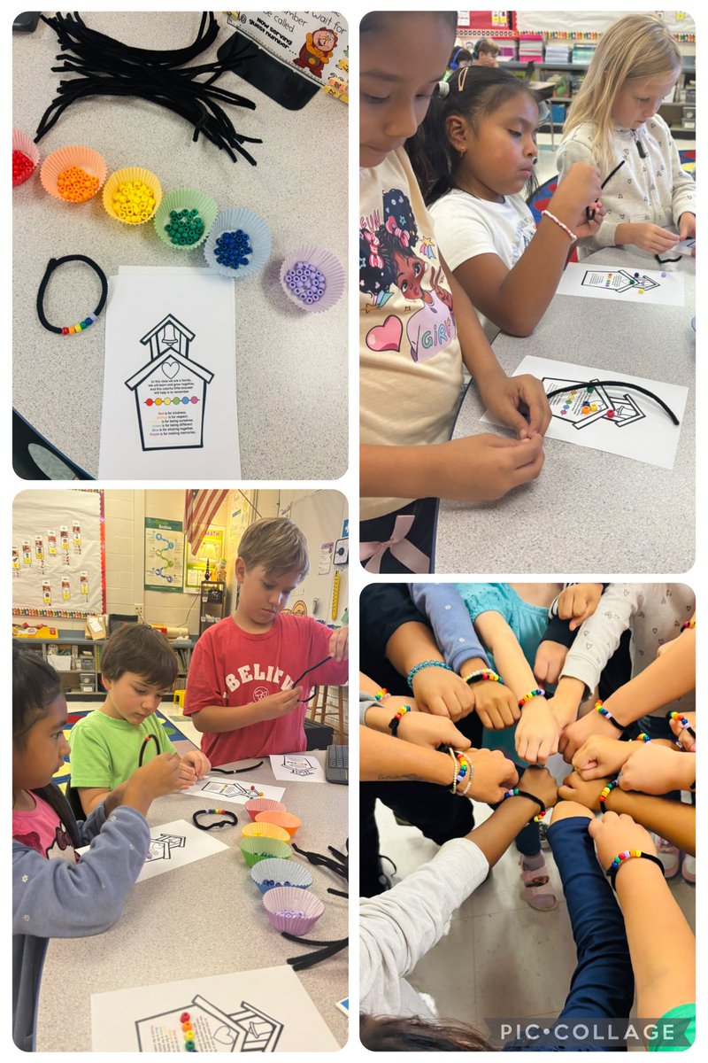 Garman_2ndSTARS's tweet image. We are an incredible class family @HanStElem. Today we spent time reading the story together, discussing what it means to be a “family” &amp;amp; creating a bracelet to wear to remind us that we are a family. #hpsdawesome #classfamily