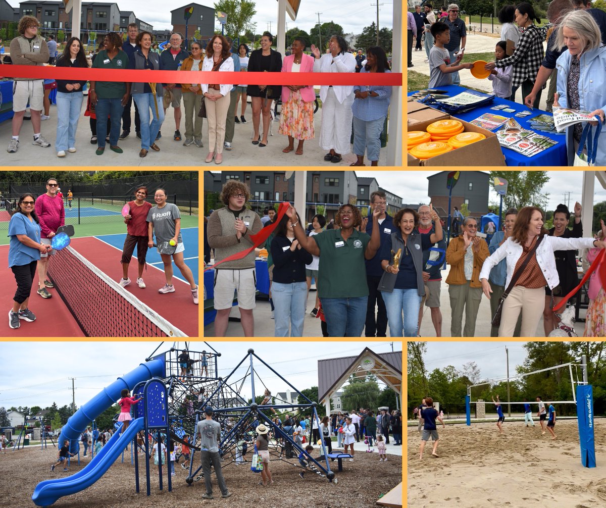 We had so much fun with you at our grand opening event for Grewal Park!
Thank you to everyone who helped put the event together, including the Parks &amp; Rec team, Ypsilanti Sam's Club with drinks, and Washtenaw Dairy with donuts.