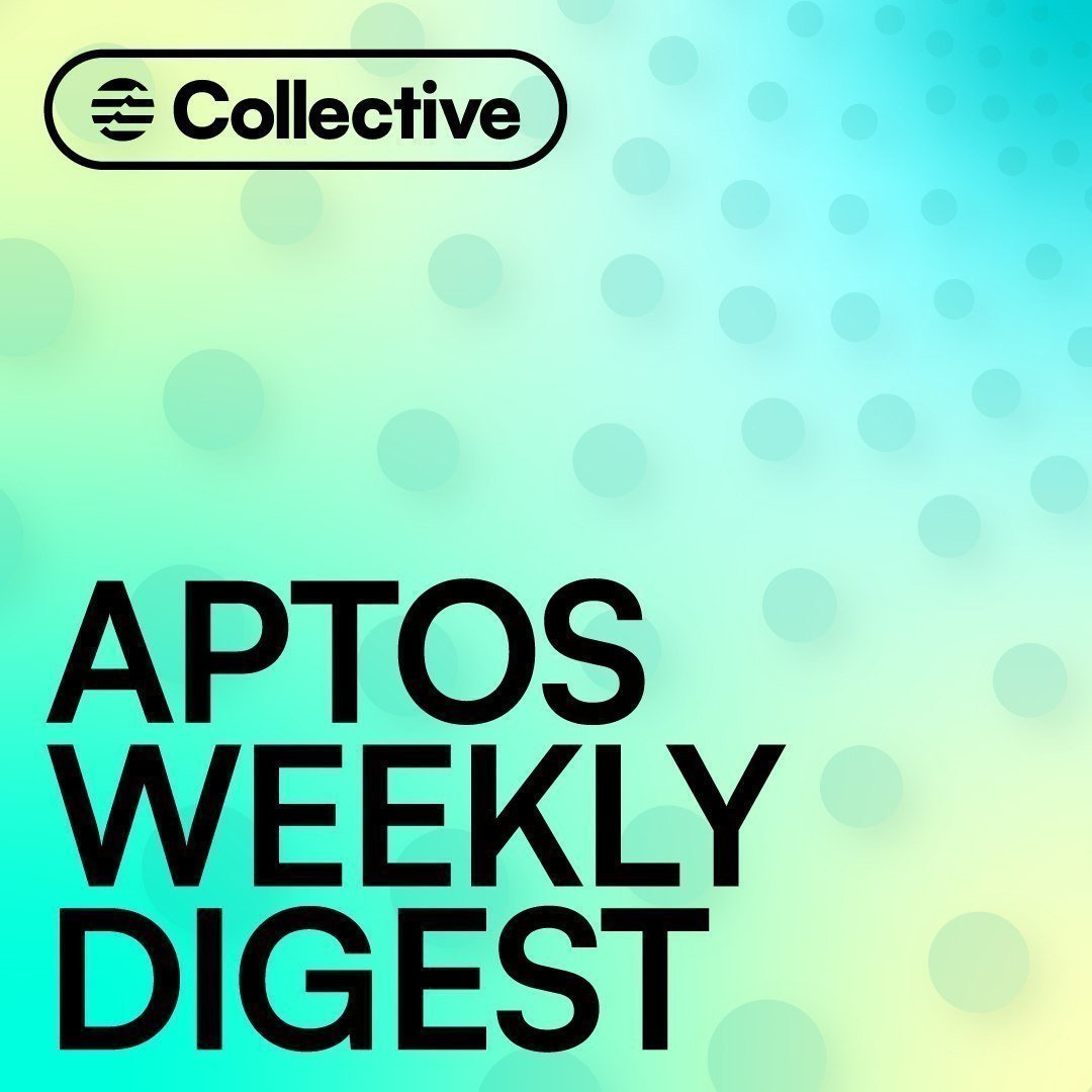 APTOS WEEKLY DIGEST:  
AUG 15 - 22 / 2025

What a wild week for Aptos! Tons of protocols like Aave, Backpack, APTree, Geomi, and more joined the party. Huge tech win: Aptos hit a 98ms block time. This and other big news from the <a href="/AptosCollective/">Aptos Collective</a>