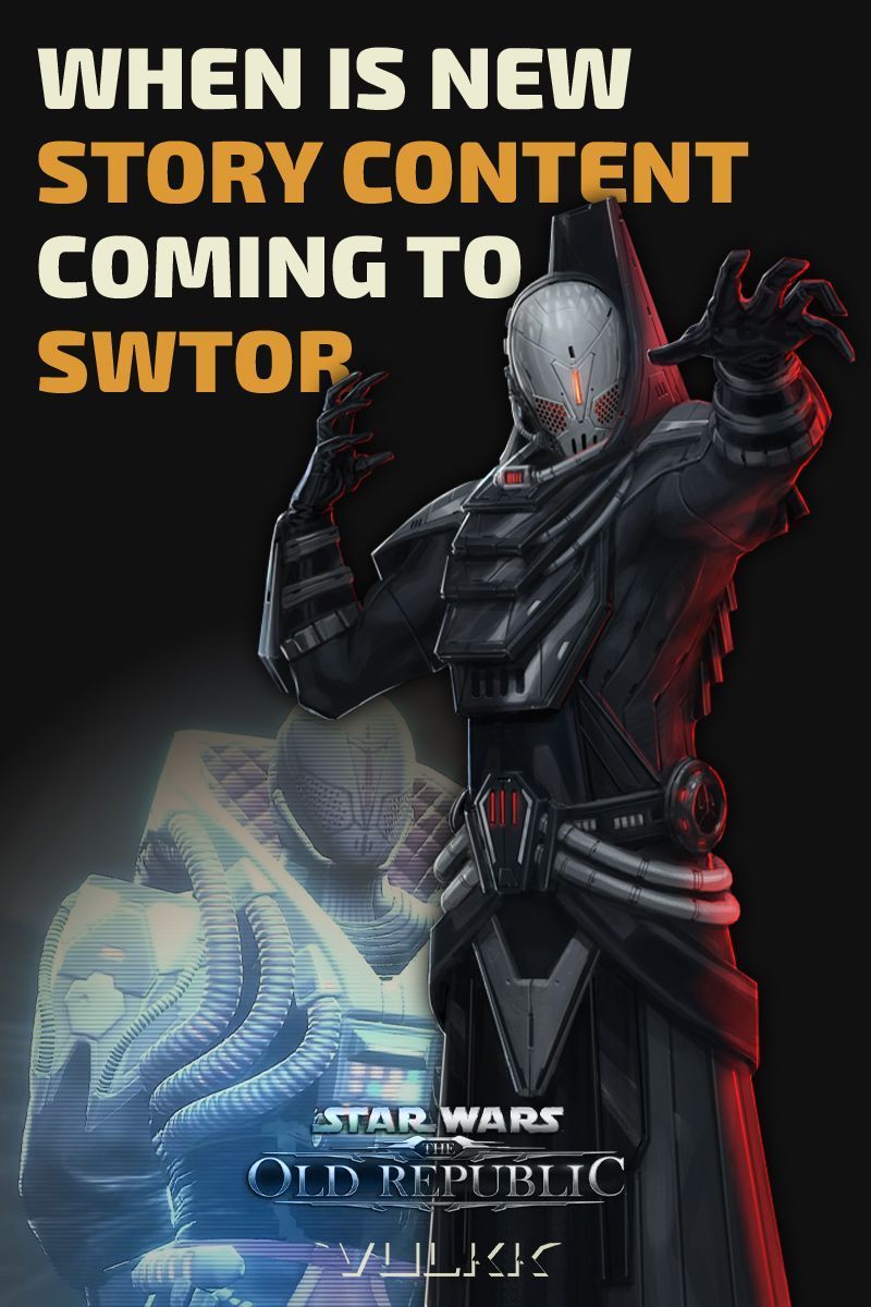 Timeline for new story content, including Date Nights in #SWTOR:

- Galactic Threads: 7.8, Holiday 2025
- Master’s Enigma: 7.8.1, Spring 2026
- Date Night: 7.8.1, Spring 2026 

LEARN MORE:

✒️  vulkk.com/2025/08/20/whe…

🎞️  vulkk.com/2025/08/21/swt…