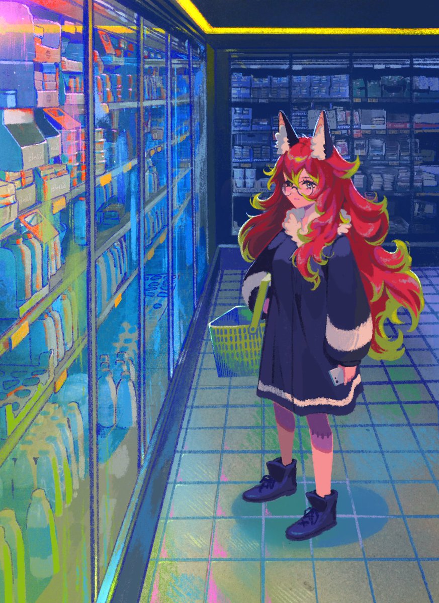 When your staring at the cheese wondering if it is possible to buy too much...🧀

🎨: Mayoroshka
