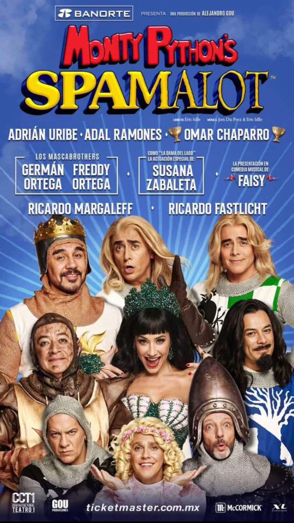 CapitalinoMx's tweet photo. 🎭✨ ¡La diversión de @Spamalot_Mx puede ser tuya! 🎟️💥
Este 24 de agosto en el CCT1 vive una noche llena de humor y talento.

📲 Para ganar tu pase doble:
💖 Dale like
🔁 Comparte
👣 Síguenos
📩 Envíanos tu nombre completo

#SpamalotCDMX #TeatroMusical #PasesDobles #CulturaViva https://t.co/96xMYmZ12J