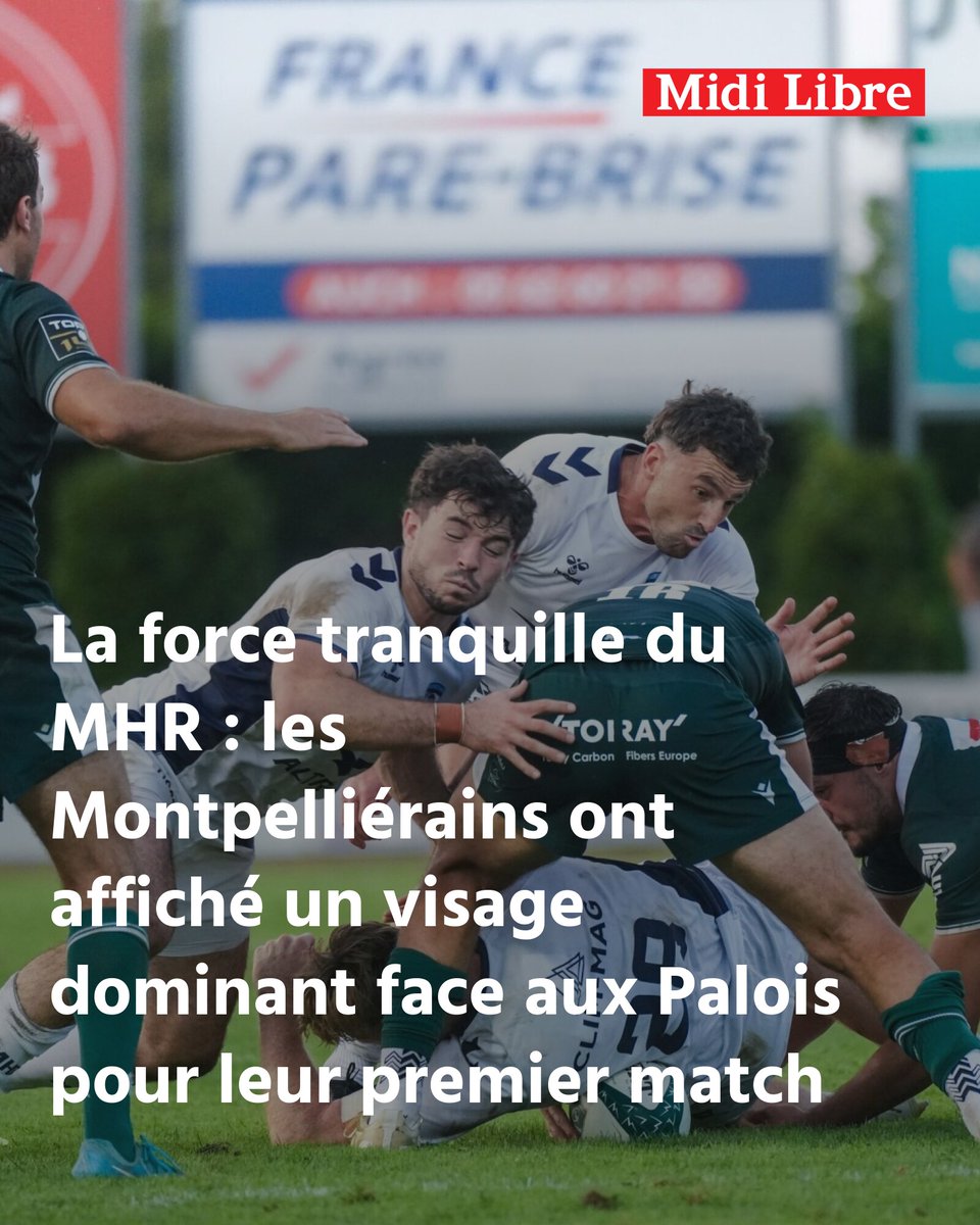 La force tranquille du MHR : les Montpelliérains ont affiché un visage dominant face aux Palois pour leur premier match
➡️ l.midilibre.fr/zrJZ