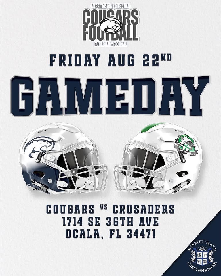 MIC Athletics (@micathletics) on Twitter photo Tonight, the Cougars travel north to face Ocala Christian in a clash of SSAA powerhouse programs! Admission is $7 for adults and $5 for seniors (55+).
LET’S GO COUGARS!
<a href="/321preps/">FLORIDA TODAY preps</a> <a href="/SSAAFootball/">SSAA Football</a> <a href="/SportsBrevard/">BrevardSportsNetwork</a> <a href="/Andy_Villamarzo/">Andy Villamarzo</a> <a href="/FlaHSFootball/">FloridaHSFootball.com</a> <a href="/PrepRedzoneFL/">Prep Redzone Florida</a> <a href="/CenFLAPreps/">Central Florida Preps</a> Tonight, the Cougars travel north to face Ocala Christian in a clash of SSAA powerhouse programs! Admission is $7 for adults and $5 for seniors (55+).
LET’S GO COUGARS!
<a href="/321preps/">FLORIDA TODAY preps</a> <a href="/SSAAFootball/">SSAA Football</a> <a href="/SportsBrevard/">BrevardSportsNetwork</a> <a href="/Andy_Villamarzo/">Andy Villamarzo</a> <a href="/FlaHSFootball/">FloridaHSFootball.com</a> <a href="/PrepRedzoneFL/">Prep Redzone Florida</a> <a href="/CenFLAPreps/">Central Florida Preps</a>
