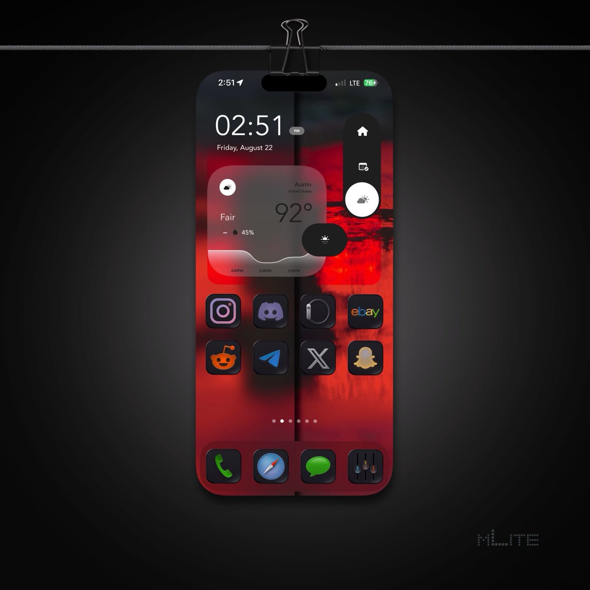 CROSSAFELLA's tweet image. Friday’s Setup #iPhone15promax #iOS