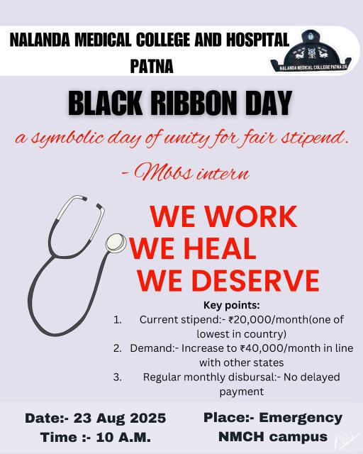 medicopenia_155's tweet photo. Sleepless nights, endless duties, meagre stipend. Bihar interns demand respect, not exploitation! 🚨 #StipendHikeNow #JusticeForDoc #Biharintern
@Xpress_edex @DFlex007 @Indian__doctor https://t.co/iGFijiWsBc