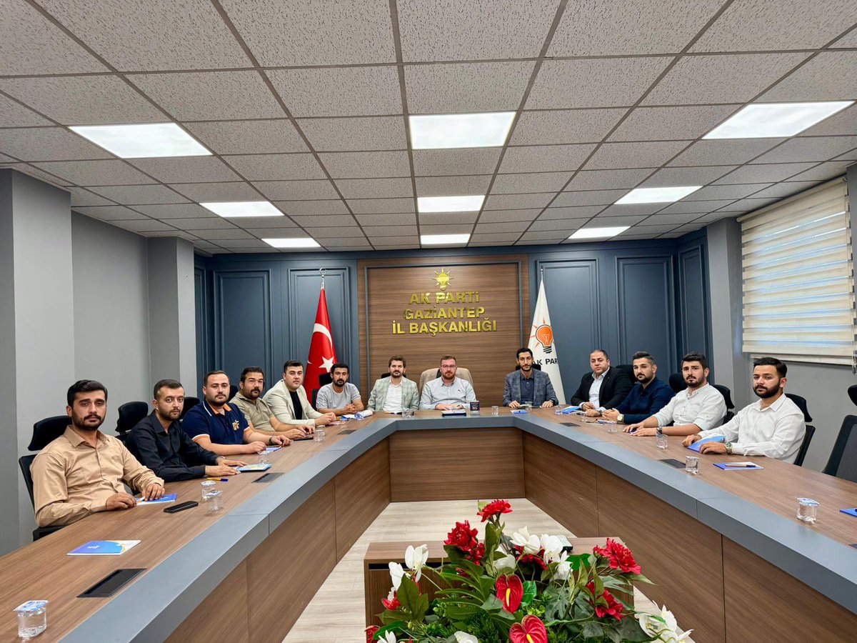 Ak Parti Sahinbey Gençlik Kolları (@akgencsahinbey) on Twitter photo Güneydoğu Anadolu Bölge Koordinatörümüz Sayın Recep Furkan Kasap’ın(<a href="/recepfurkanksp/">Recep Furkan KASAP</a>) katılımıyla, Malazgirt öncesi ilçe başkanlarımız ile istişare toplantısına Gençlik Kolları Başkanımız Sayın Muhammet İkram Arslan katılım sağladı.
#akparti
<a href="/abdulhamitgul/">Abdulhamit Gül</a>
<a href="/fmfedaioglu/">Fatih Muhaddis FEDAİOĞLU</a> Güneydoğu Anadolu Bölge Koordinatörümüz Sayın Recep Furkan Kasap’ın(<a href="/recepfurkanksp/">Recep Furkan KASAP</a>) katılımıyla, Malazgirt öncesi ilçe başkanlarımız ile istişare toplantısına Gençlik Kolları Başkanımız Sayın Muhammet İkram Arslan katılım sağladı.
#akparti
<a href="/abdulhamitgul/">Abdulhamit Gül</a>
<a href="/fmfedaioglu/">Fatih Muhaddis FEDAİOĞLU</a>
