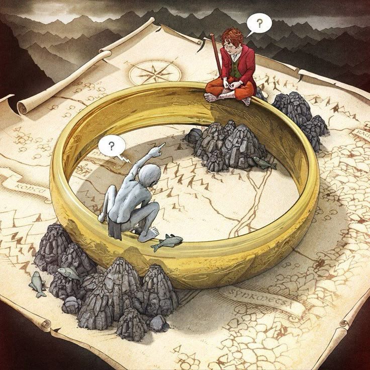 في تلك الشقوق في اساسات جبال الضباب تغيرت الارض الوسطى للأبد