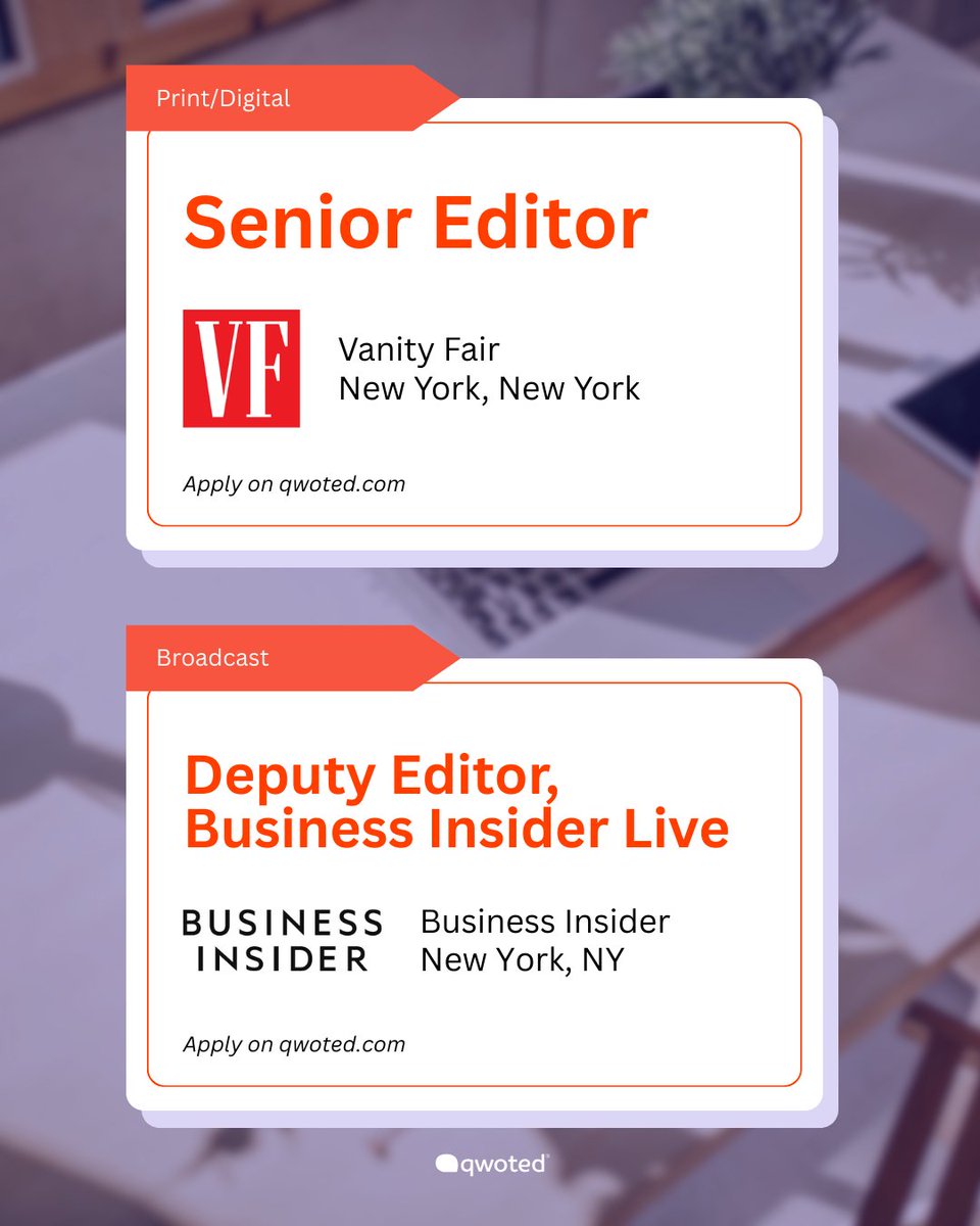 We loved seeing so many of you at the Media Mixer last night. It was great to connect and share the night with so many newsmakers.

If you’re looking for a job in the media world, check out the latest open roles on Qwoted’s job board!