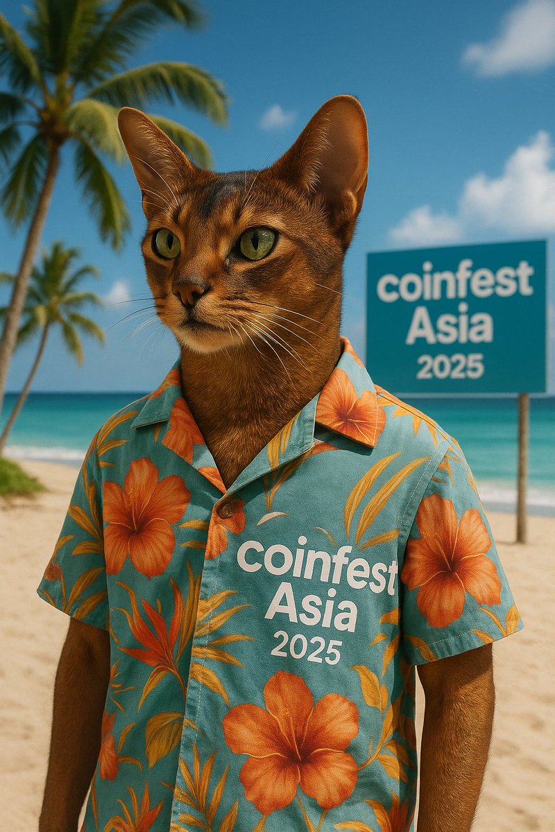 Messi said he'll also be going to Coinfest Asia 2025. You can't miss it. <a href="/Superpositionso/">Superposition - (🖤,🤍)</a> , get some merch ready for him))) gmeow