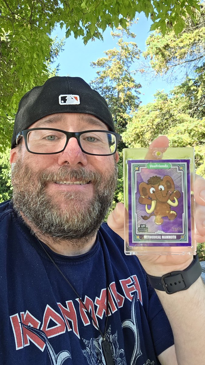 Shane(aka Gore) π¨π¦ (@gorebashd) on Twitter photo RECAP Final Pack hits Purple π
Busy day ahead so doing this early. What a final pack hit <a href="/garyvee/">Gary Vaynerchuk</a>
18/20 Methodical Mammoth
My jaw is still dropped at it in the sun!
Think i am gonna grade this one.
<a href="/veefriends/">VeeFriends</a> <a href="/VeeFriendsCards/">VeeFriends Cards</a>
<a href="/jeremyknowsVF/">Jeremy Knows | VeeFriends</a> <a href="/VFCanada/">VeeFriends Canada</a> <a href="/mintink10/">Mintink10</a> RECAP Final Pack hits Purple π
Busy day ahead so doing this early. What a final pack hit <a href="/garyvee/">Gary Vaynerchuk</a>
18/20 Methodical Mammoth
My jaw is still dropped at it in the sun!
Think i am gonna grade this one.
<a href="/veefriends/">VeeFriends</a> <a href="/VeeFriendsCards/">VeeFriends Cards</a>
<a href="/jeremyknowsVF/">Jeremy Knows | VeeFriends</a> <a href="/VFCanada/">VeeFriends Canada</a> <a href="/mintink10/">Mintink10</a>