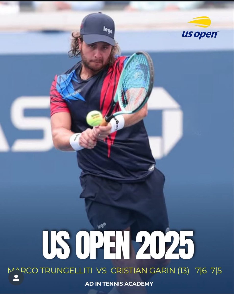 Marco Trungelliti wins first qualifying round of US Open.

The Argentine won ATP Challenger 50 in Kigali in 2024. 

#USOpen