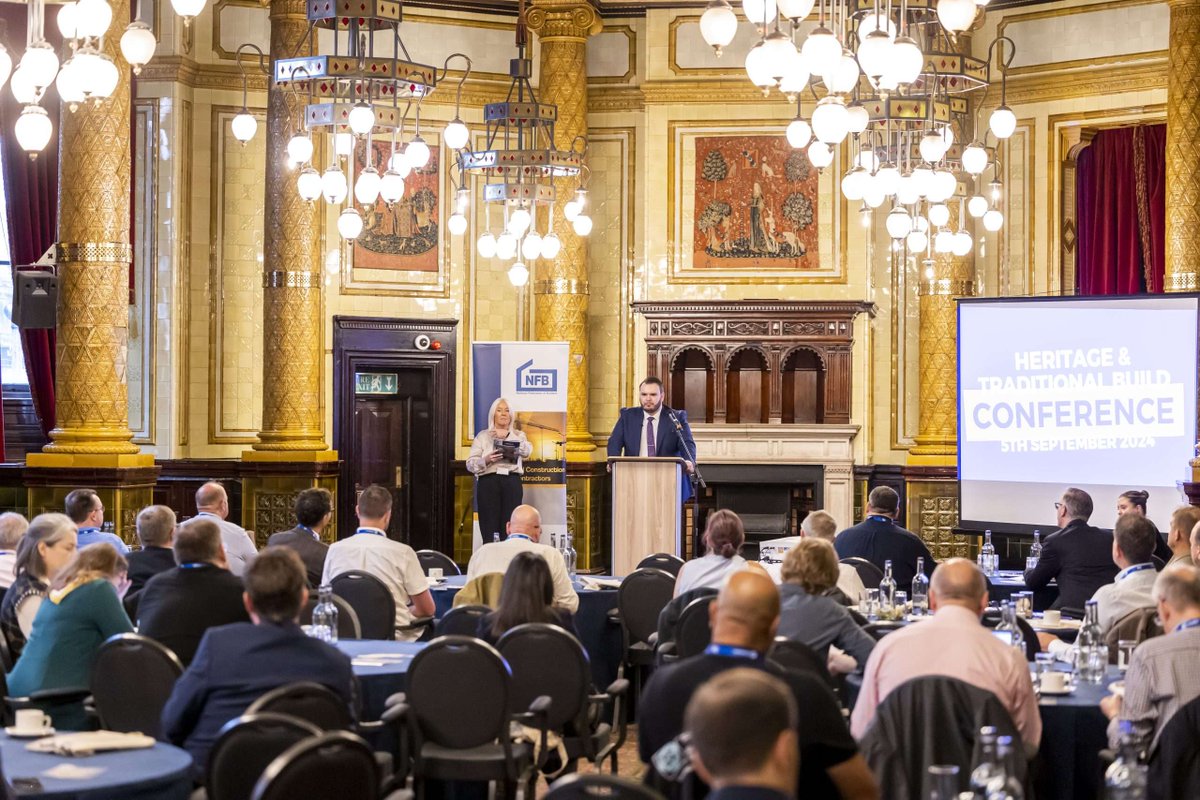 nfbuilders's tweet image. Join us on 18 September at London’s historic Apothecaries Hall for the NFB Heritage &amp;amp; Traditional Build Conference 2025. 

Celebrate landmark restoration, traditional crafts &amp;amp; heritage skills. 

Book now ⬇️ 

builders.org.uk/events/heritag…