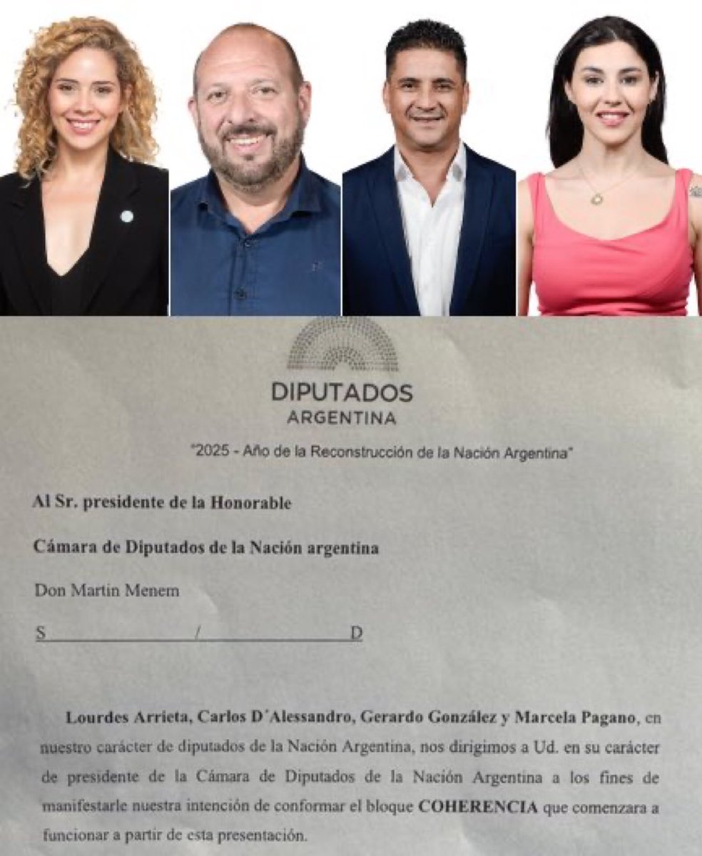 Que devuelvan las bancas, no representan a su electorado