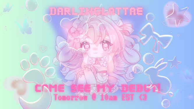 Are you ready...? ^_^ we are going to have so much fun so don't miss it~ !

#vtuber #debut #smallstreamer #support
🎨: vgen.co/bwnilly