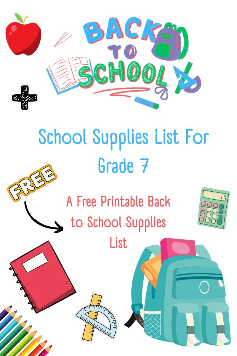 shopwithmemama's tweet image. The Only School Supplies List For Grade 7 You Need shopwithmemama.com/school-supplie… #7thgrade #schoolsupplies #schoolsupplylist #printables #printable #printableschoolsupplylist #backtoschool #schoolsuppliesfor7thgrade #printablesupplylist