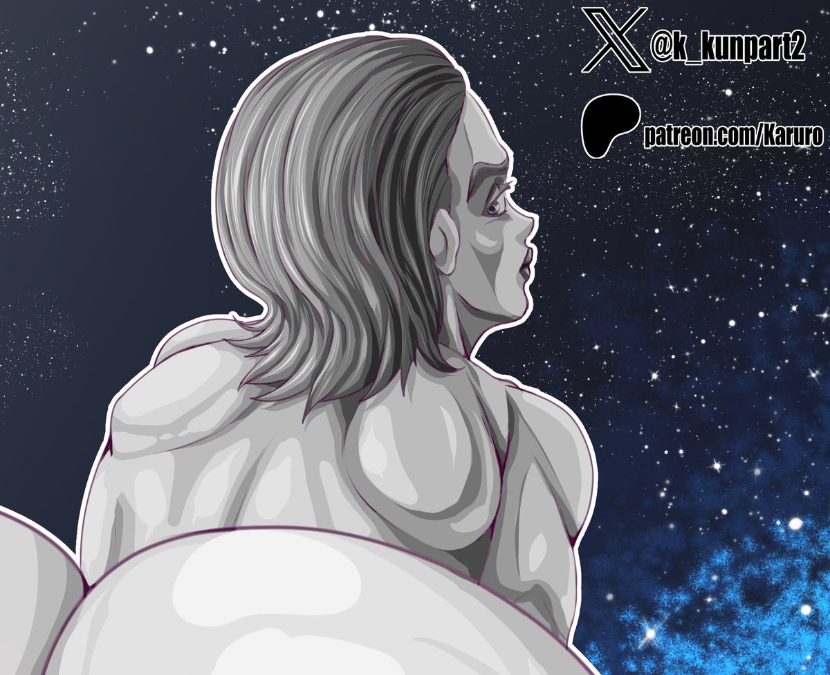Silver Surfer or Silver Mommy?
Full available on PATREON and FANBOX:
allmylinks.com/karuro-kun