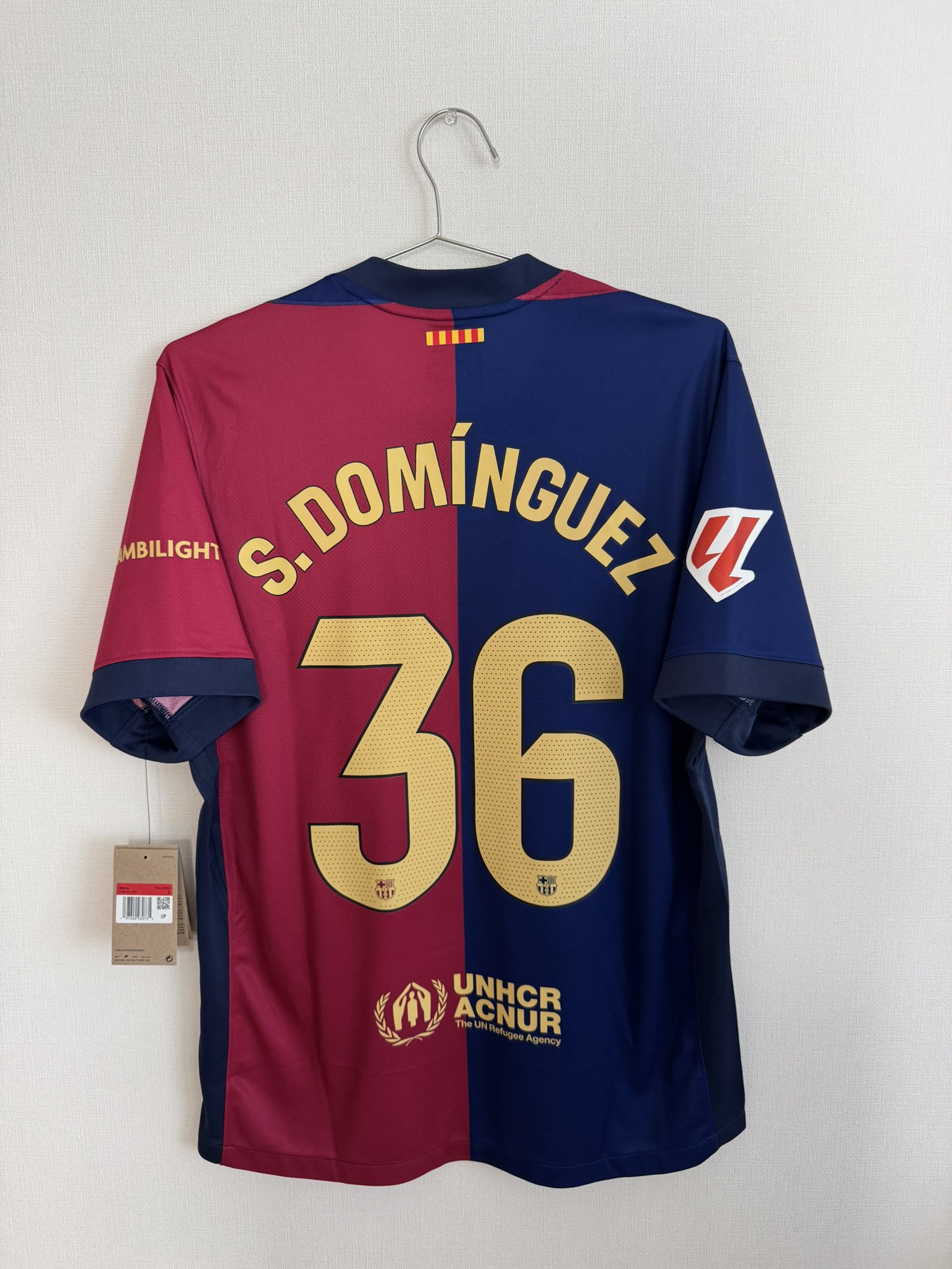 バルセロナ ユニフォーム ラミンヤマル Barcelona FCバルセロナ 23-24 ホーム 半袖 ユニフォーム No.27 ラミン
