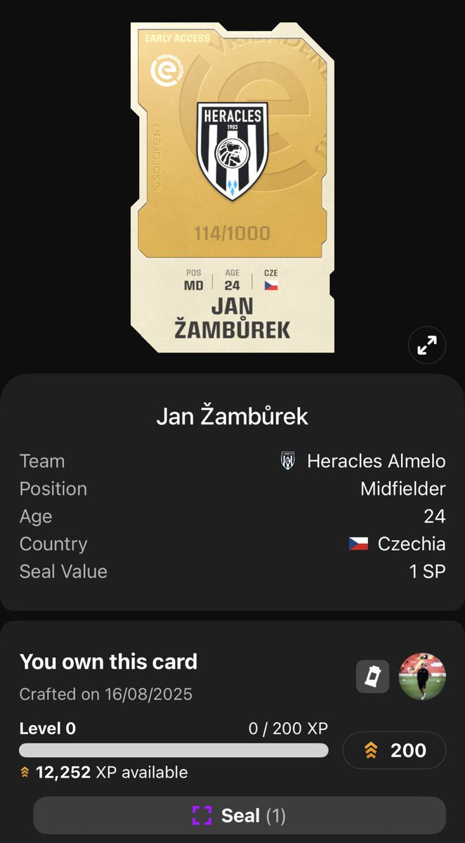 Never done a #Sorare giveaway before, but because my latest craft will never get used, I thought why not give it to someone else!

All you need to do to enter is like this tweet and retweet the below tweet!

Will announce the giveaway this Saturday at 8pm BST.

Good luck 🫶