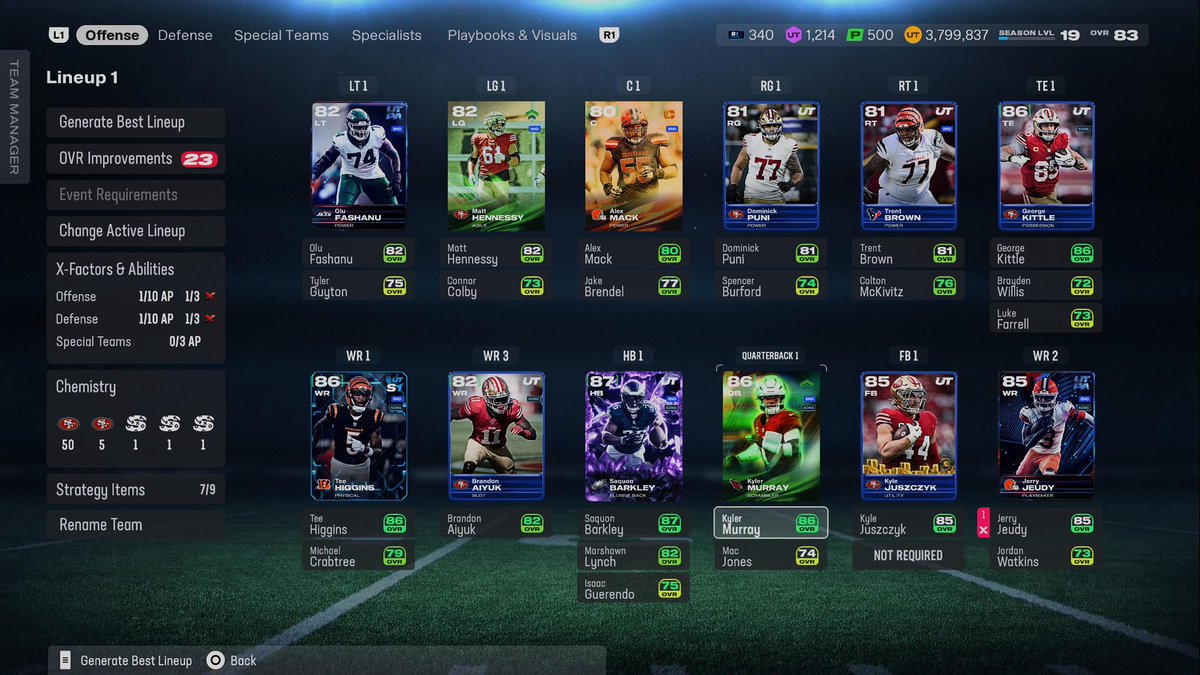 Shhmokey's tweet photo. @Zirksee 50/60 Niners TT w fillers tho https://t.co/BFlKzEBOJr