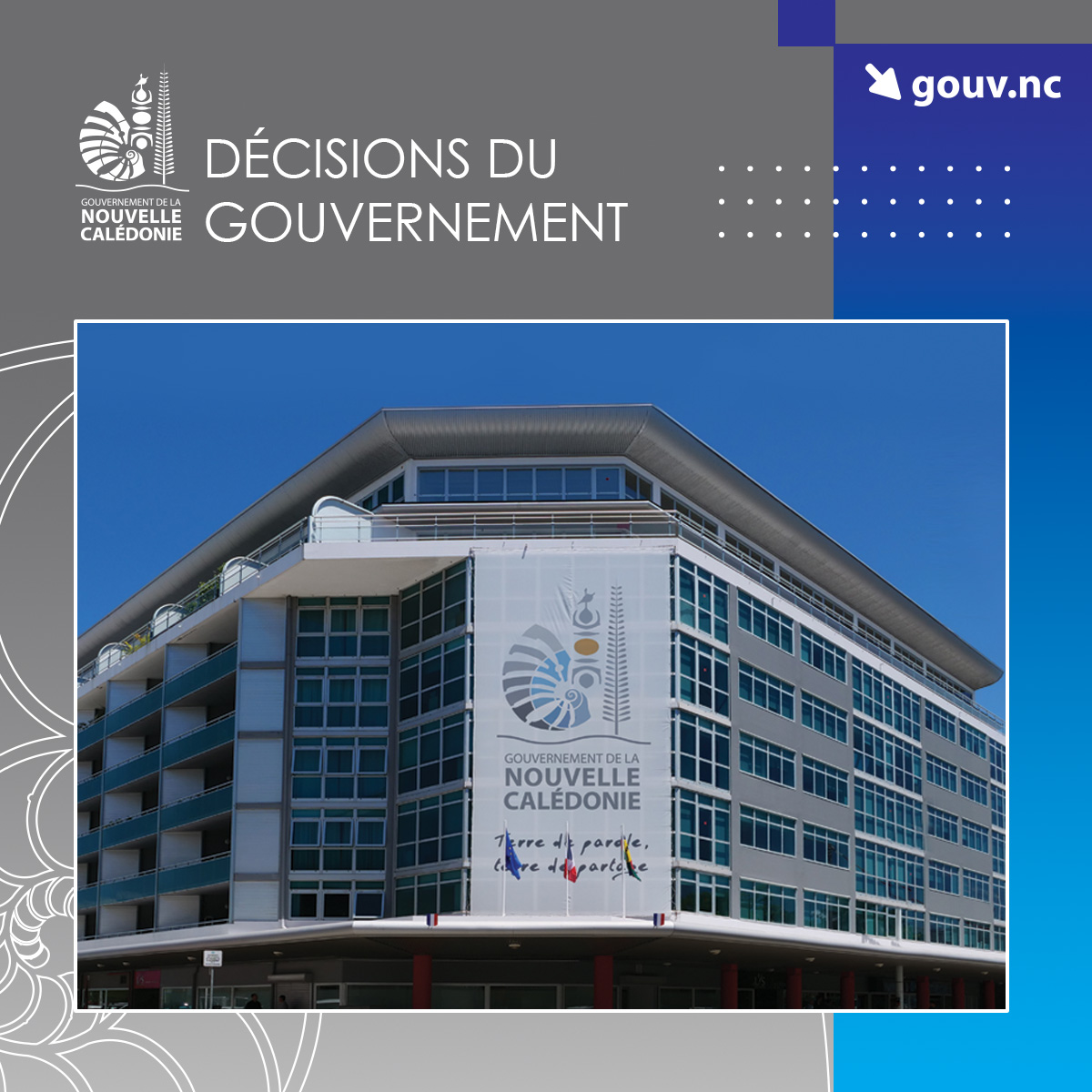 Sous la présidence d'Alcide Ponga, le gouvernement de la Nouvelle-Calédonie s’est réuni le mercredi 20 août à l’occasion de sa séance hebdomadaire.
➡ gouv.nc/decisions/deci…
