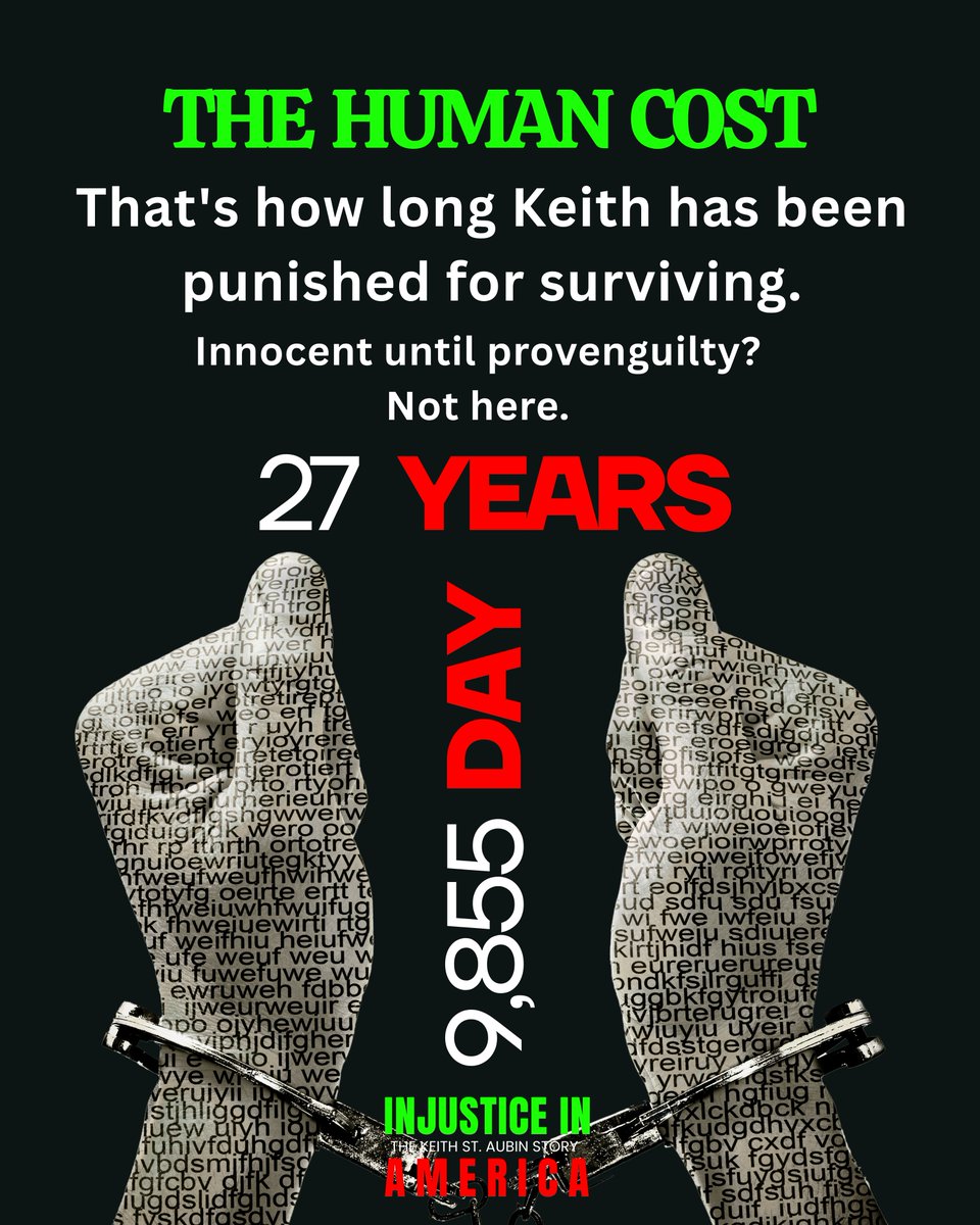 kmstaubin's tweet photo. 🚨 𝟐𝟕 𝐲𝐞𝐚𝐫𝐬. 𝟗,𝟖𝟓𝟓 𝐝𝐚𝐲𝐬.
Keith has been punished for surviving.
Innocent until proven guilty? Not here.

✊ Share Keith’s story. Demand justice.

💔 𝐃𝐨𝐧𝐚𝐭𝐞 & 𝐡𝐞𝐥𝐩 𝐡𝐞𝐫𝐞: https://t.co/cCHSWukuMr

#FreeKeithMichaelStAubin #JusticeForKeith #EndMassIncarceration #WrongfulConviction #PrisonReform #FreeThemAll #texas #TruthMatters #rules #texas #advocate #truestory #selfdéfense #truestory