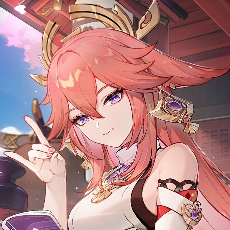 vodyatsar's tweet photo. im still super curious about what alice said to yae miko.. that she made THE yae miko cry https://t.co/AFtiAlt67o