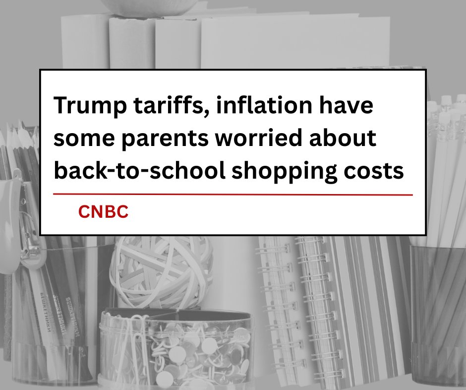 Thanks to Trump and his so-called "trade deals", South Dakota families will have to pay more to send their kids back to school.

🎒Backpacks $$$
📝 Pencils $$$
📓Notebooks $$$