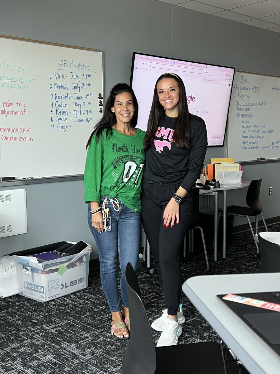 College shirt day with two of my faves !!