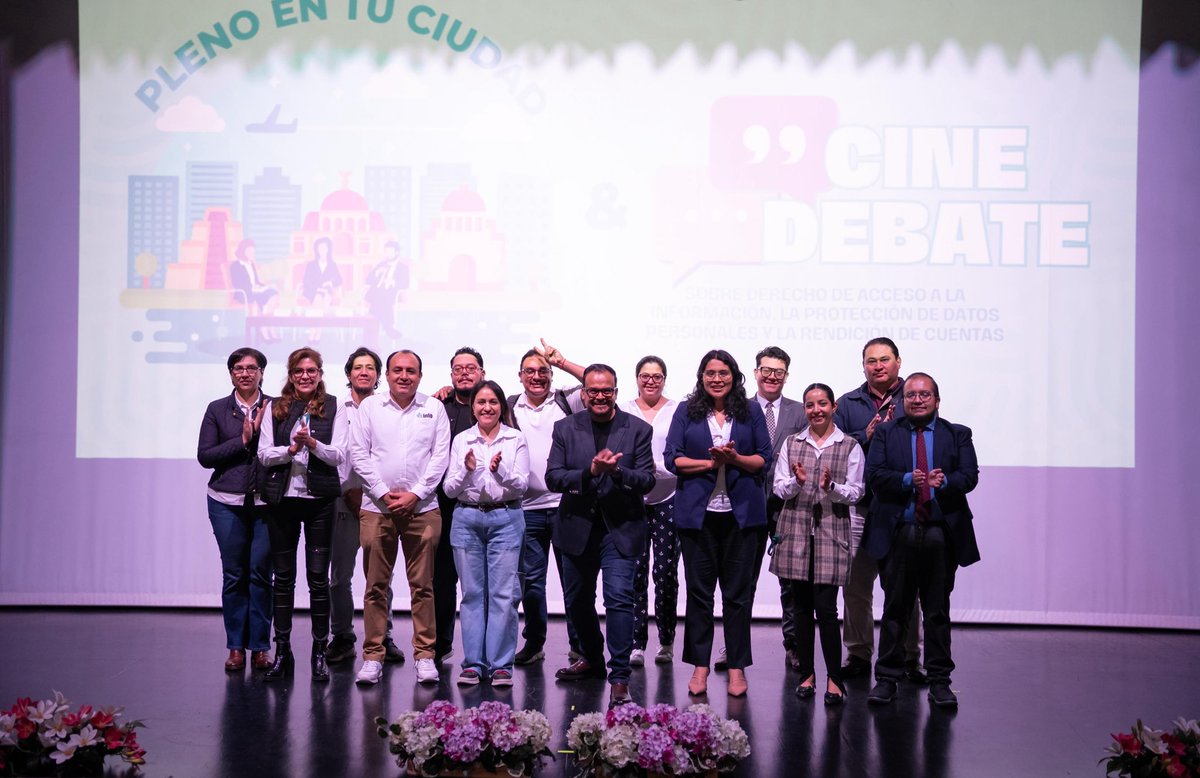 Extiendo mi reconocimiento al equipo de la Dirección de Vinculación y Proyección Estratégica, así como a todas las áreas del <a href="/InfoCdMex/">INFO CDMX</a>, por su destacada labor en la organización de esta sede de #PlenoEnTuCiudad y #CineDebate.

Un espacio que fortalece la reflexión colectiva y el