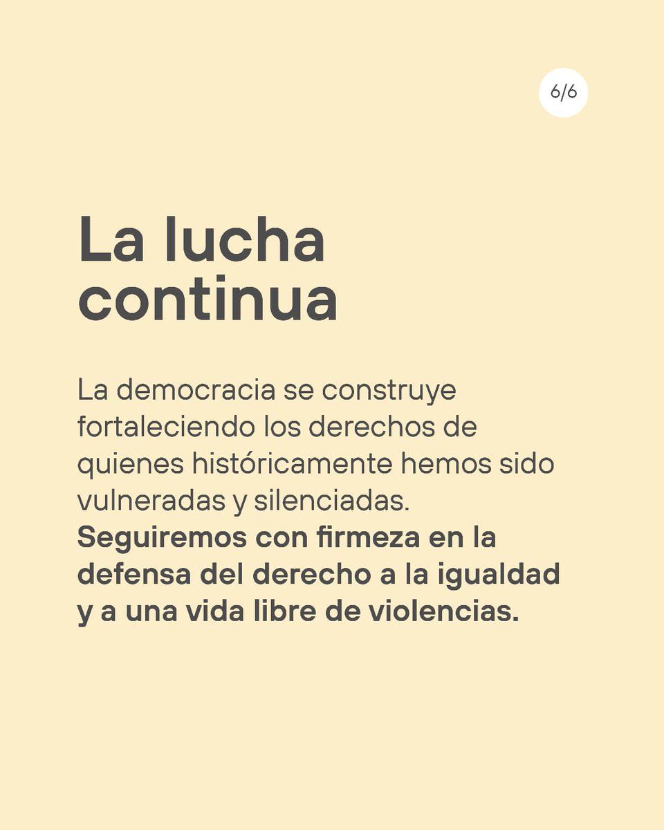 ❌ Fusionar el <a href="/DDHH_Ec/">Viceministerio de la Mujer y Derechos Humanos</a> con el de <a href="/MinGobiernoEc/">Ministerio de Gobierno Ecuador</a> no es eficiencia, es retroceso y violencia institucional.

La igualdad de género necesita políticas públicas, no su eliminación.

🔗 Comunicado de <a href="/RCasasAcogidaEC/">Red Nacional de Casas de Acogida</a>:

drive.google.com/file/d/1YO1CLN…