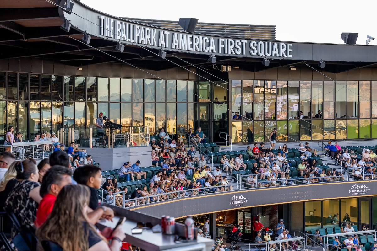 MillerSportsEnt's tweet photo. We welcomed Joe Mock of @baseballparks to The Ballpark at America First Square last month.

“There isn’t a better ballpark in the Minors.”

Read Joe’s full review: https://t.co/khbj5KPzRs https://t.co/nybPPPoPat