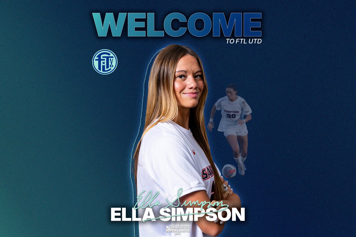 Welcome to South Florida. 🌴

We’re excited to announce the addition of defender Ella Simpson to the roster ahead of the 2025/26 <a href="/GainbridgeSL/">Gainbridge Super League</a> season. 🔥

📰READ MORE: ftlutd.com/news/2025/08/2…
