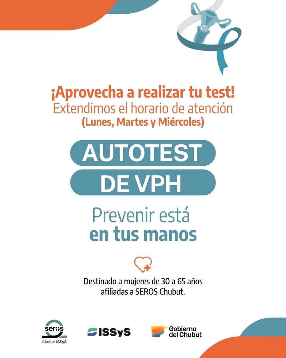 SEROS amplía horarios de vacunatorios para Autotest de VPH dlvr.it/TMbh2j