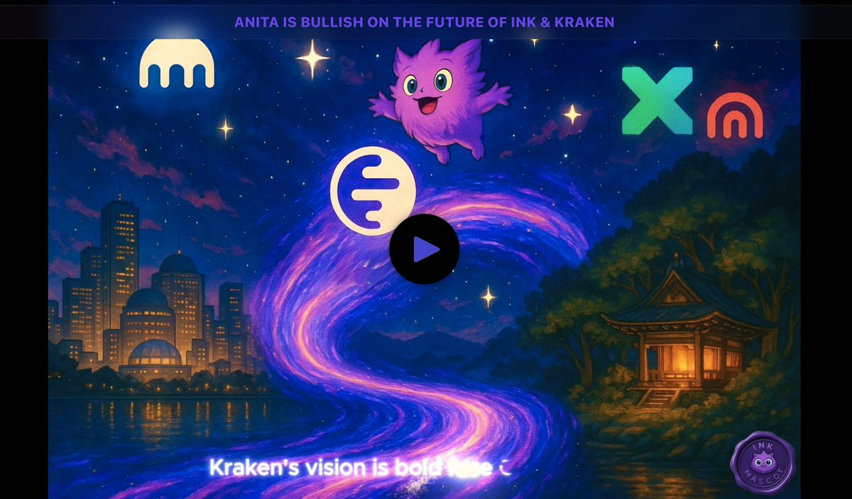 In case you missed it, here’s why ANITA is bullish on <a href="/inkonchain/">ink</a> and <a href="/krakenfx/">Kraken</a> 💜🐙

Watch on ANITA TV: anita.ink/tv