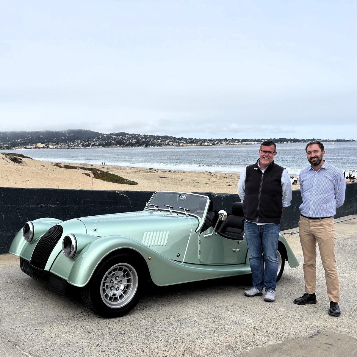 Honoured to join UK automakers at Pebble Beach to celebrate UK innovation and automotive excellence! DCG Peter Newman attended the <a href="/PebbleConcours/">PebbleBeachConcours</a> alongside <a href="/JLR_News/">JLR</a>, <a href="/morganmotor/">Morgan Motor Company</a>, and <a href="/astonmartin/">Aston Martin</a>, highlighting the thriving UK US partnership. #greatertogether #MontereyCarWeek