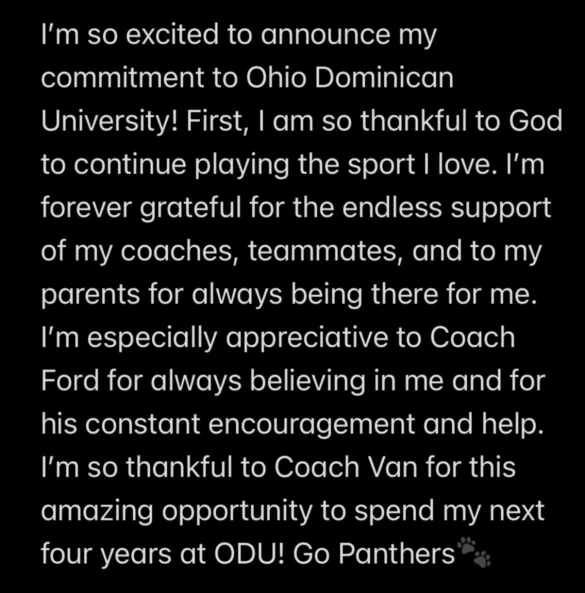 ellaprichard14's tweet photo. I am so excited to announce my commitment to Ohio Dominican University!! 🐾💛🖤 @ODU_Softball @OhiohawksF https://t.co/abBg3ilAn5