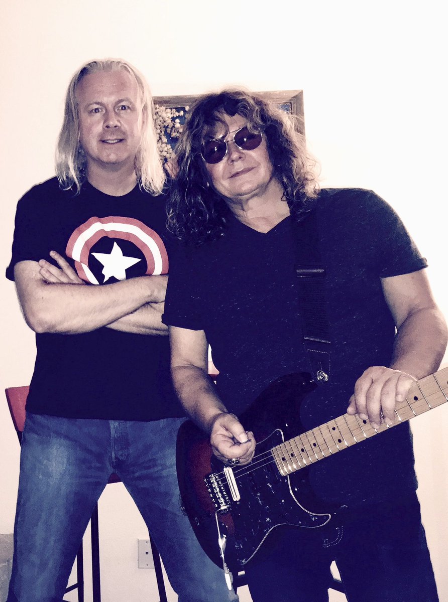 Been creating music/writing songs w Greg Hampton (Alice Cooper, Tommy Bolin, Lita Ford, Ron Wood etc) for over 20 years. At it again the last few weeks. Pic from my place in DTLA. 

#greghampton #bigswede #musicproduction #rock #mixing #songwriting #bigswedestudios #lasvegas