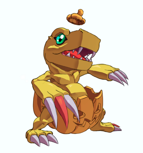 Tengumon_'s tweet image. If this little monster was your partner… What role would it play on your team?
🔹 Tank – taking all the hits in the front lines
🔹 Attacker – slashing and biting everything 
🔹 Support – protecting and boosting the squad
🔹 Mascot – just keeping it for the cuteness