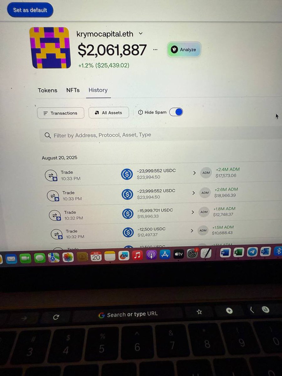 Wolf 🐺 (@tradinggwolf) on Twitter photo You can not make this stuff up. <a href="/krybharat/">Bharat Krymo</a> has become a $ADM <a href="/OfVoice25355/">Voice of the Gods</a> WHALE? $TIBBIR whale coming into $ADM. I TOLD YOU! You're still early. We were just at 30m not long ago. Perfect time to buy and load. You can not make this stuff up. <a href="/krybharat/">Bharat Krymo</a> has become a $ADM <a href="/OfVoice25355/">Voice of the Gods</a> WHALE? $TIBBIR whale coming into $ADM. I TOLD YOU! You're still early. We were just at 30m not long ago. Perfect time to buy and load.