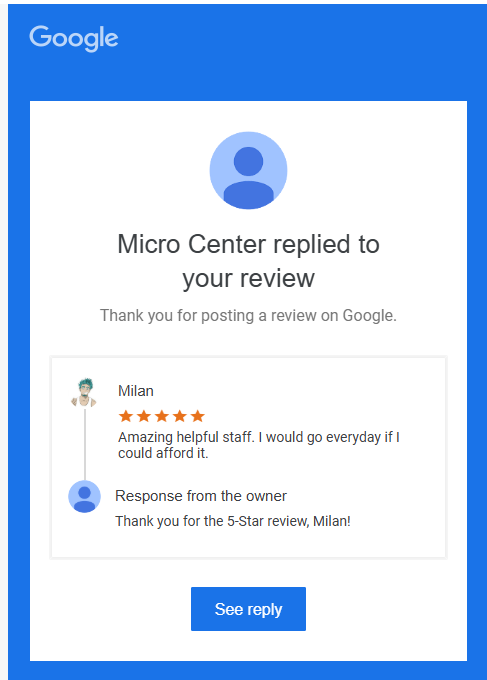 Millmantv's tweet photo. @microcenter, I hope to get to shop with you again. No you https://t.co/Y42IV4KFyL