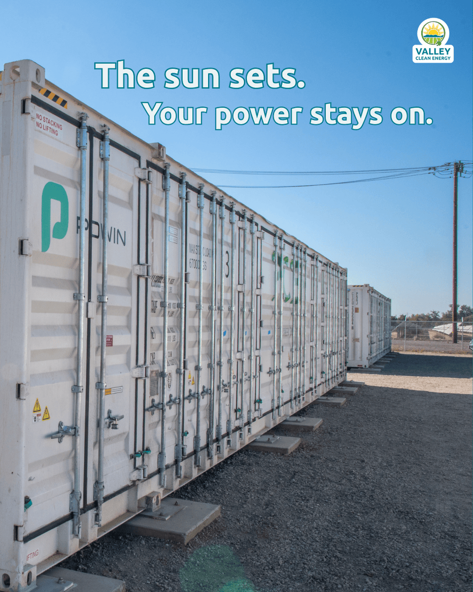 VCleanEnergy's tweet image. You can’t see it, but it’s working for you.

Our storage infrastructure, like at Putah Creek Solar Farm, makes sure clean energy flows when you need it, even after the sun sets.

It’s a team effort, and it’s powering Yolo County’s future.

#GridReady #EnergyStorage #LocalPower