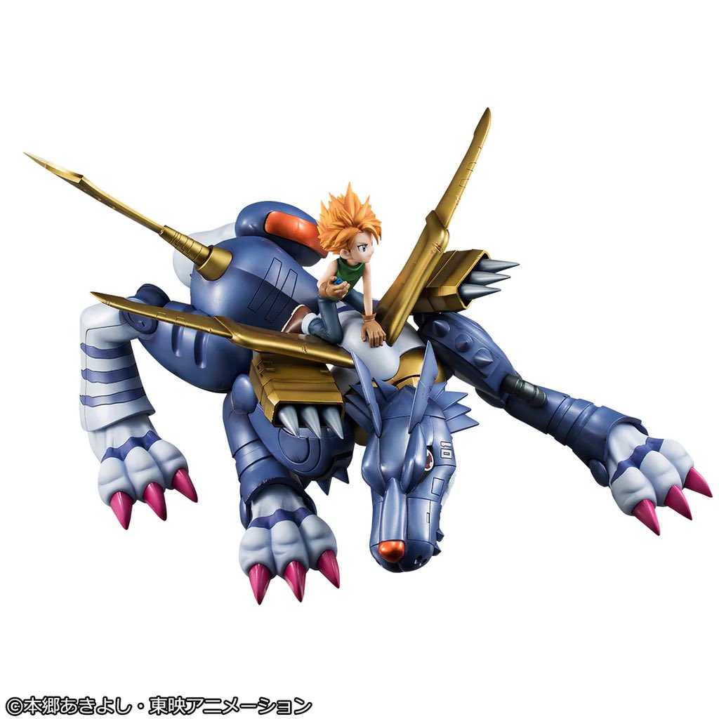 The Precious G.E.M. Series figure of the Ultimate Digimon MetalGarurumon together with his partner Yamato Ishida is being re-released due to popular demand!

#digimonadventure
#megahouse

en.megahobby.jp/products/preci…