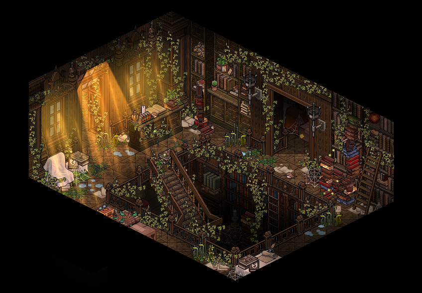 Entre pó e páginas esquecidas, a natureza escreve sua própria história. 📚🍃
#habblet