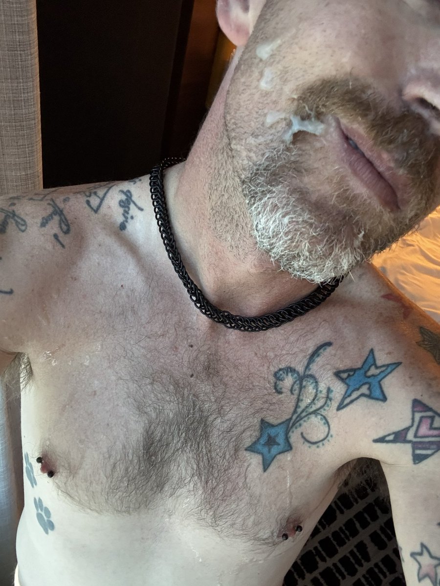 ThepupCooper's tweet photo. Had a great time at Vegas Sausage Fest!
I Hosted a Bukkake and got 10 loads to my chest and face.  
I love being a cum target 💦 https://t.co/FlLa9tTIue