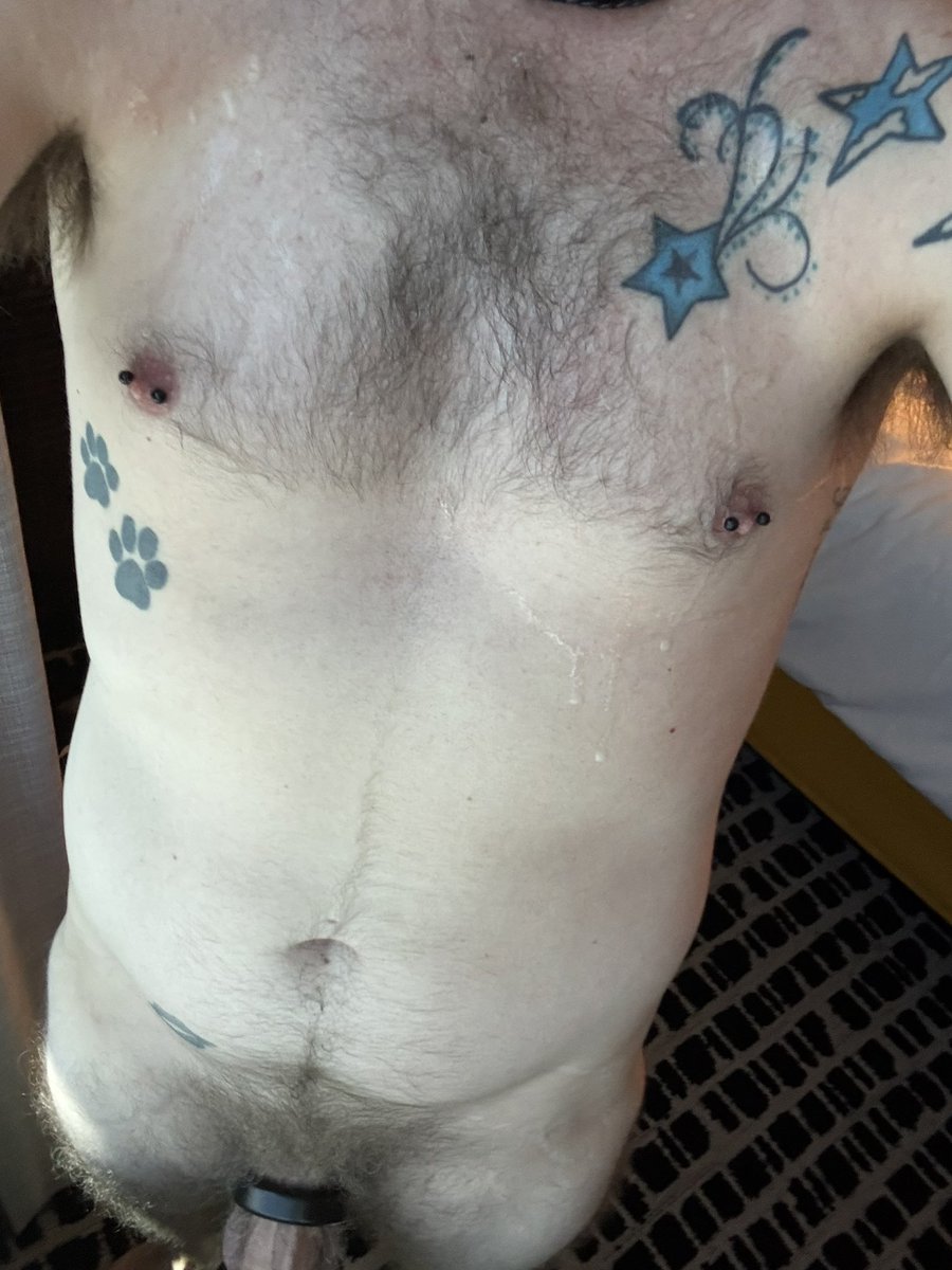 ThepupCooper's tweet photo. Had a great time at Vegas Sausage Fest!
I Hosted a Bukkake and got 10 loads to my chest and face.  
I love being a cum target 💦 https://t.co/FlLa9tTIue