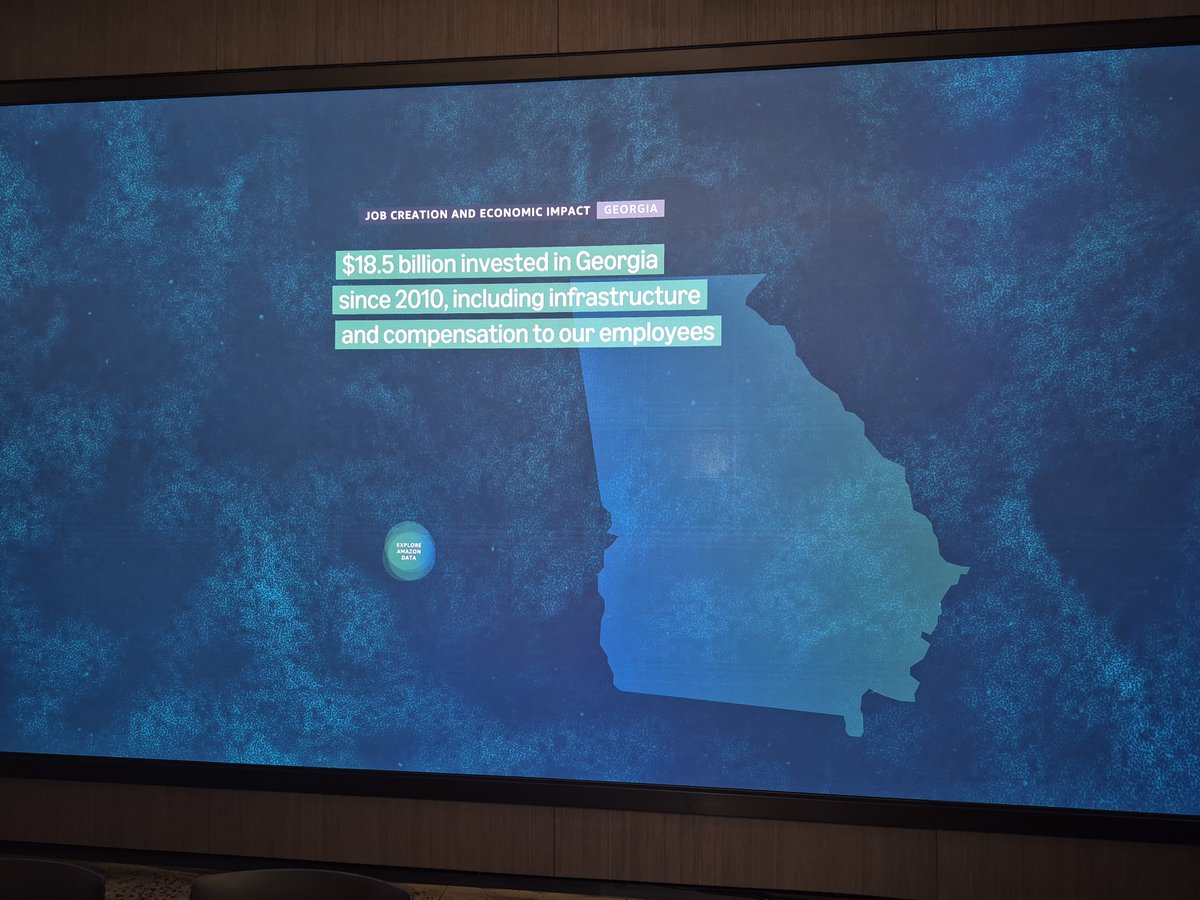 AtlantaRegional's tweet photo. The LINK trip to DMV kicked off with a visit to Amazon HQ2 for breakfast and a panel discussion on Amazon's community involvement, engagement, and workforce development around data centers and beyond.
#atlLINK #OneGreatRegion https://t.co/FllyCzSBdH