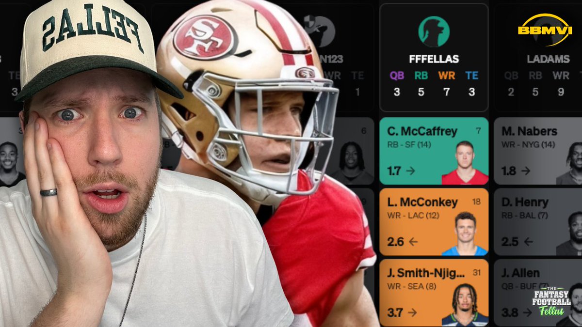 The Fantasy Football Fellas (@fffellas) on Twitter photo You're running out of time to draft fantasy football teams with the potential of winning $2 MILLION...π€―
Join <a href="/LucasWencl/">Lucas Wencl</a> & @Tyler_Plath on stream tonight as they draft a Best Ball Mania 6 team on <a href="/UnderdogDrafts/">Underdog Drafts</a>!
π΄ LIVE at 7pm CST β€΅οΈ You're running out of time to draft fantasy football teams with the potential of winning $2 MILLION...π€―
Join <a href="/LucasWencl/">Lucas Wencl</a> & @Tyler_Plath on stream tonight as they draft a Best Ball Mania 6 team on <a href="/UnderdogDrafts/">Underdog Drafts</a>!
π΄ LIVE at 7pm CST ‡οΈ