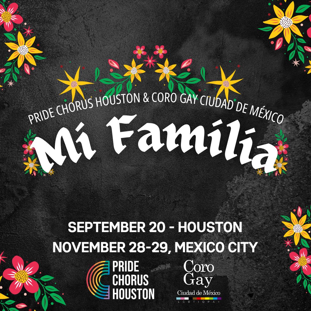 Nos vemos en Houston !!!
Septiembre 28 y 29
Houston, Texas
8:00 PM 9:30 PM
Cullen Theater - Wortham Center
Boletos Houston: 
performingartshouston.org/events/pride-c…