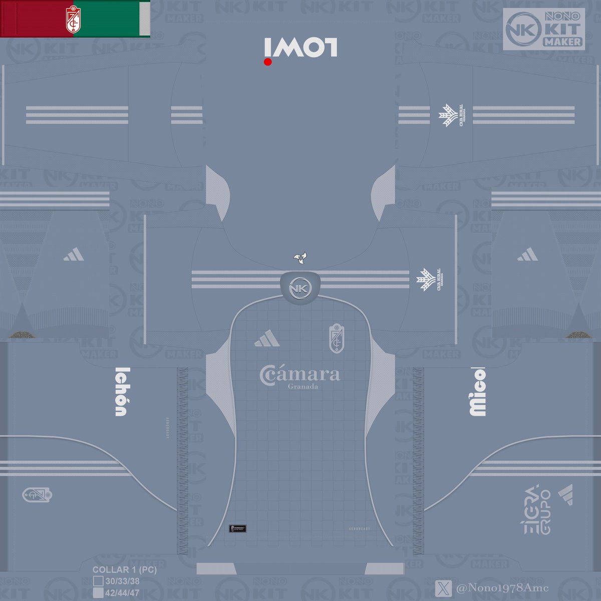 NonoKitmaker (@nono1978amc) on Twitter photo Nuevo kit subido al drive de <a href="/LaLiga2/">LALIGA HYPERMOTION</a>:
<a href="/GranadaCF/">Granada CF ❤️⚪️</a> Third Kit 25/26.
Descargar/Download: drive.google.com/drive/u/1/fold… Nuevo kit subido al drive de <a href="/LaLiga2/">LALIGA HYPERMOTION</a>:
<a href="/GranadaCF/">Granada CF ❤️⚪️</a> Third Kit 25/26.
Descargar/Download: drive.google.com/drive/u/1/fold…